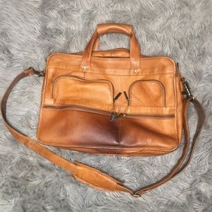 Hammer and Anvil Genuine Leather Messenger Bag